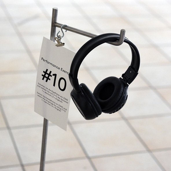 Hannes Egger, Performance Exercise I-X, 2018